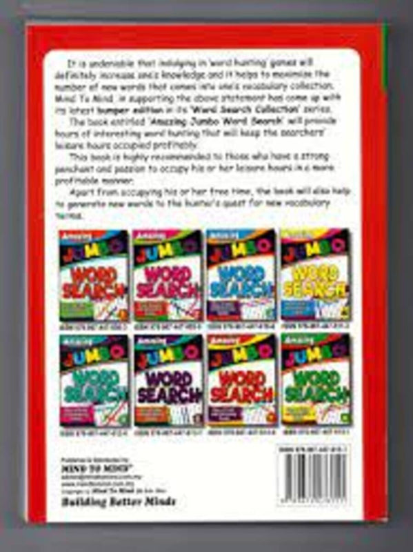 Amazing Jumbo Word Search Book 8