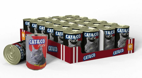 CAT & CO | Pate Beef 24X405G Box | 9962