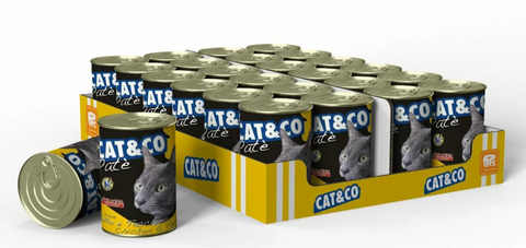 CAT & CO | Pate Chicken And Turkey 24X405G Box | 9964