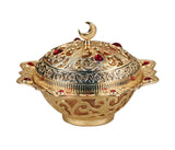 ROYALFORD | Vintage Dates Bowl with Lid Gold | RF8360