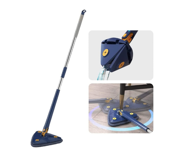 360 Degree Rotating Adjustable Triangle Cloth Cleaning Mop | JPN0642