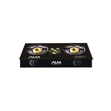 ALM | Gas Stove 2 Burner Black Glass | ALM-GS8112G