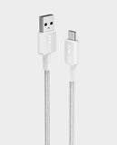 ANKER | 322 USB-A to USB-C 3ft Braided Cable White | A81H5H21