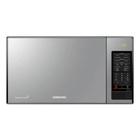 SAMSUNG | 40L Solo Microwave Oven with Glass Mirror Finish - MS405MADXBB/SG | ASSMWMS405XBB