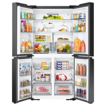 SAMSUNG | BESPOKE T Style 602L French Door Refrigerator with Triple Cooling, Black - RF65DG90BEB1AE | ASSRF65DG90BS
