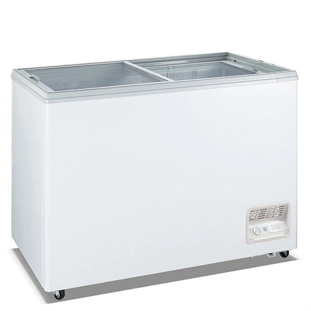 AVEVA | 200ltrs Chest Freezer Glass Top White | WD-200
