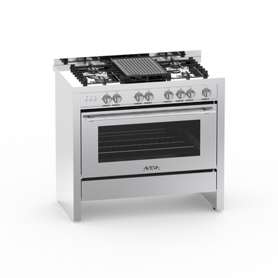 AVEVA | 5-Burner Gas Cooker 100x60cm | AV-1GRC100/60