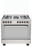 AVEVA | 90Ã—60 Gas Cooker 4 Burner and 2 Hotplate Grey | AV-KFEO9060GRY
