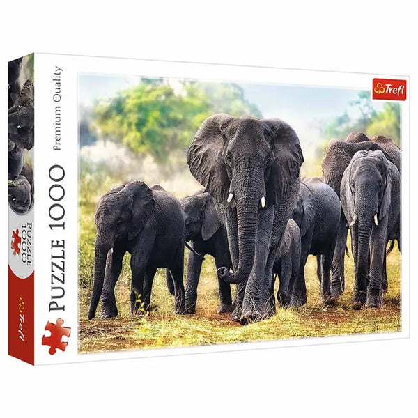 TREFL | Puzzles 1000 African Elephants 500px | 10442
