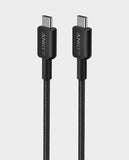 ANKER | 322 USB-C to USB-C 3ft Braided Cable Black | A81F5H11