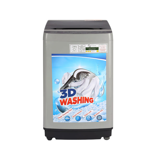 GEEPAS | Automatic Washing Machine 7Kg Top Load Washer with 3D Waterfall | GFWM6800LCR