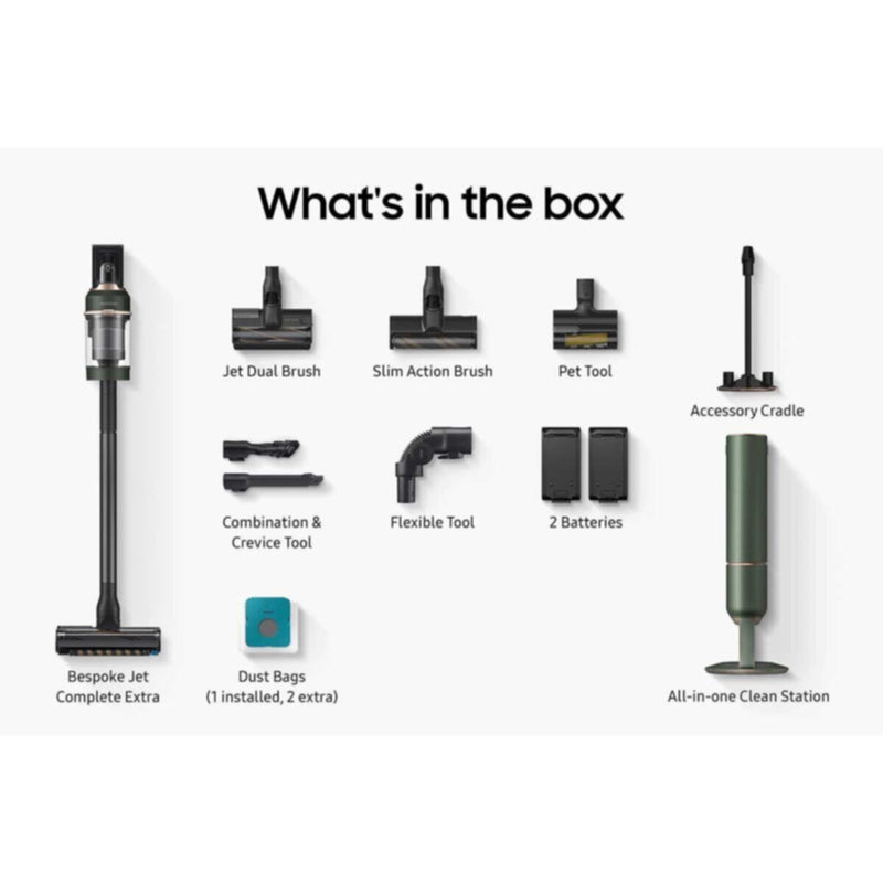 SAMSUNG | Bespoke Jet Complete Extra - Open Box | B-ASSVC20A95943