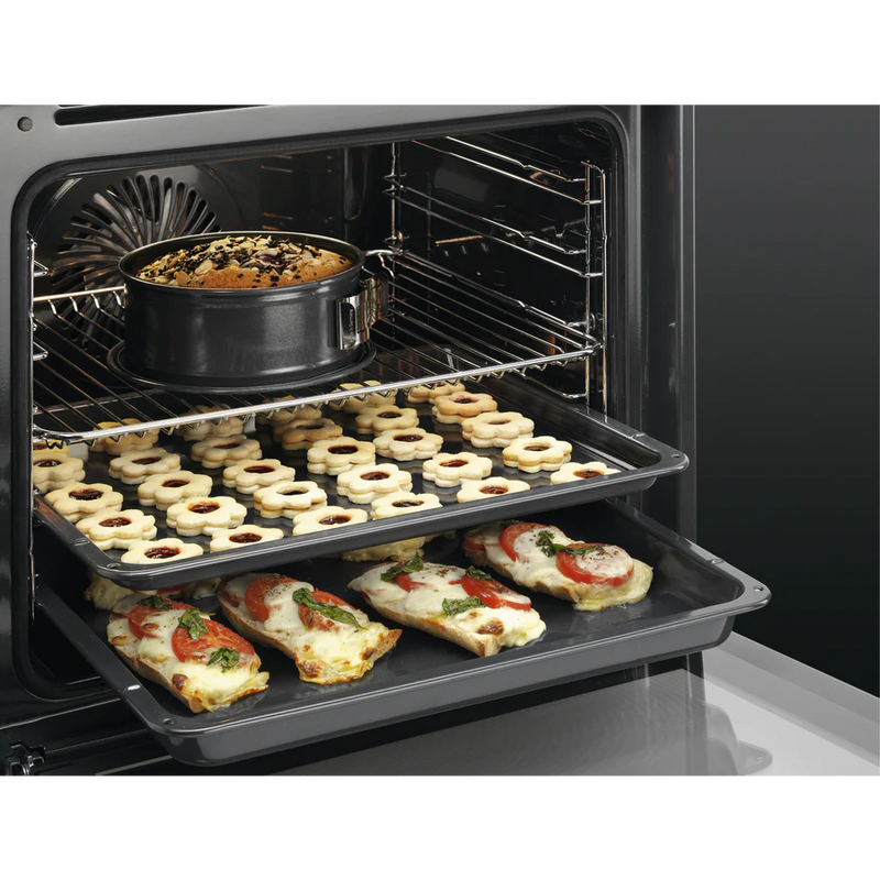 AEG | Built in Electric Oven 60 cm Black Stainless Steel | BCK431111M