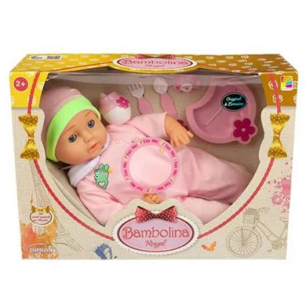 BAMBOLINA | 40Cm Doll With Bib With Arabic 50 Words | BD310NALSUP