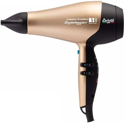 CERIOTTI | Evolution Professional Hair Dryer Gold 2500W | Bi 5000G