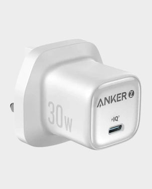 ANKER | Zolo 30W Fast Charger PD 3.0 Power Delivery USB-C Port UK Plug Compatible with Smartphones & Tablets White | A2698K21