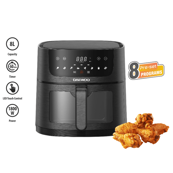 DAEWOO | Digital Air Fryer 8Ltrs | DAF 8007