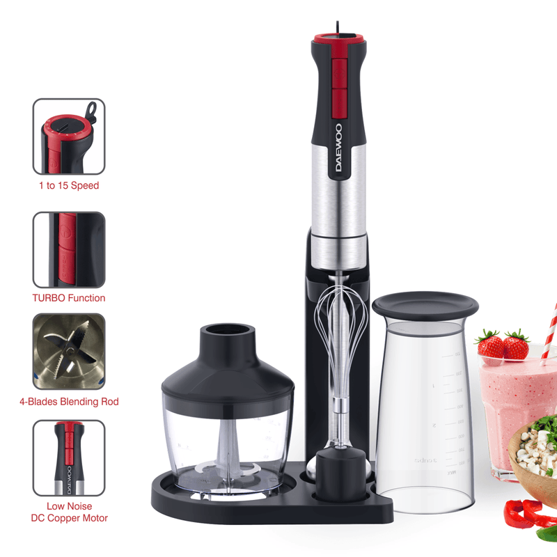 DAEWOO | Hand Blender+Chopper Hi-Power 1200W | DHB 3212
