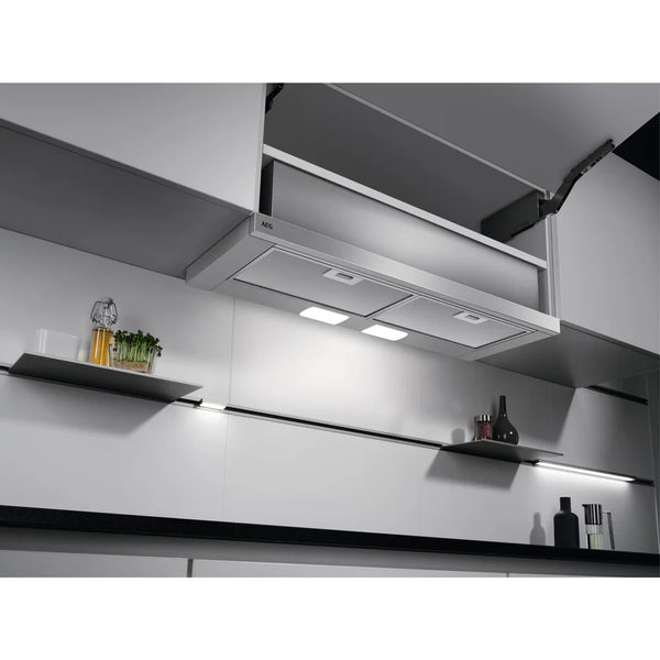 AEG | Built-in Pull-out Cooker Hood, 90cm 4 Cleanable Filter | DPB3632S