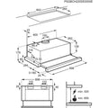 AEG | Built-in Pull-out Cooker Hood, 90cm 4 Cleanable Filter | DPB3632S