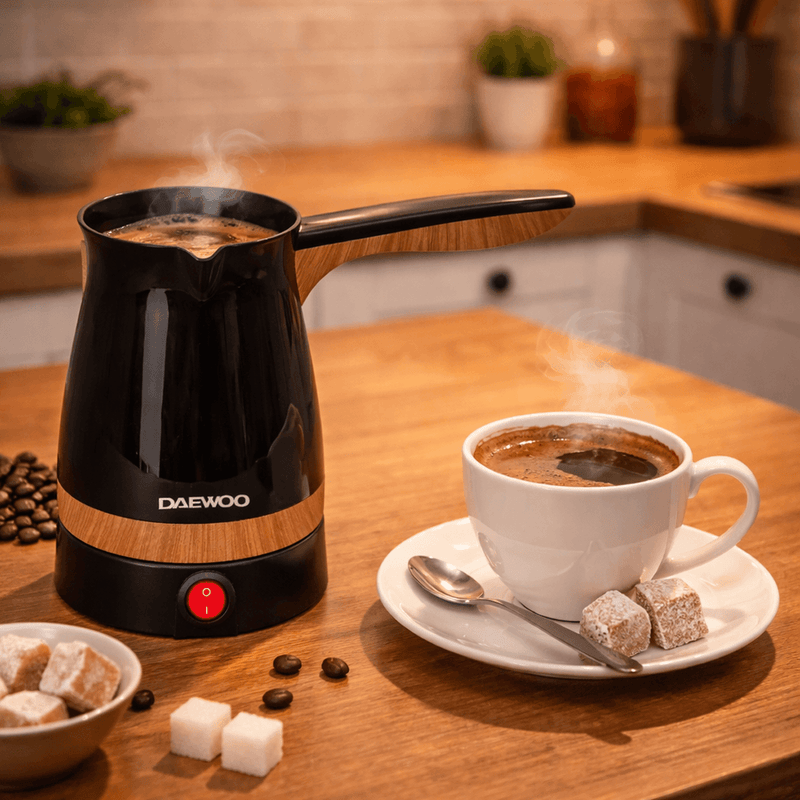 DAEWOO | Turkish Coffee Maker 250ml 1000W | DTM 8012
