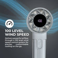 GEEPAS | Digital High Speed Handheld Fan | GF21226