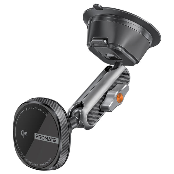 PROMATE | 15W Magsafe Wireless Charger Car Holder | FLEXDRIVE-QI2