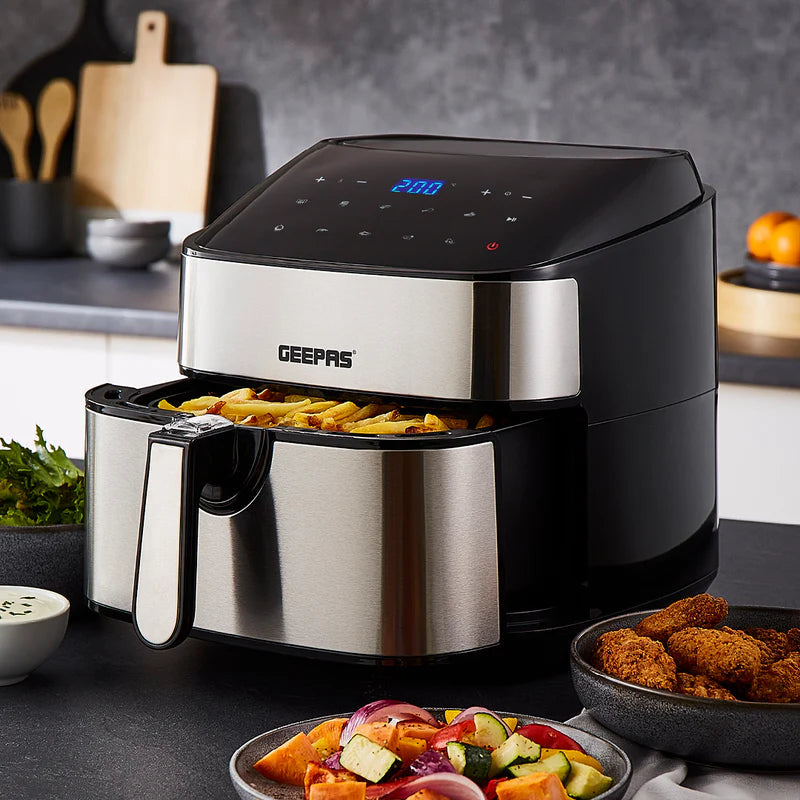 GEEPAS | Digital Air Fryer 7.5Ltrs Capacity with 5.5Ltrs Basket | GAF37530UK