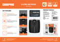 GEEPAS | 4Litre Air Fryer 1500W | GAF37550