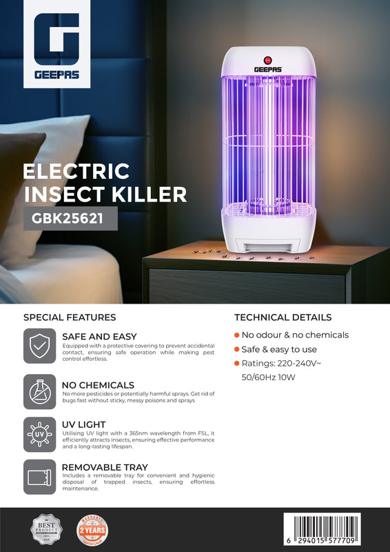 GEEPAS |  Electric Insect Killer |  GBK25621