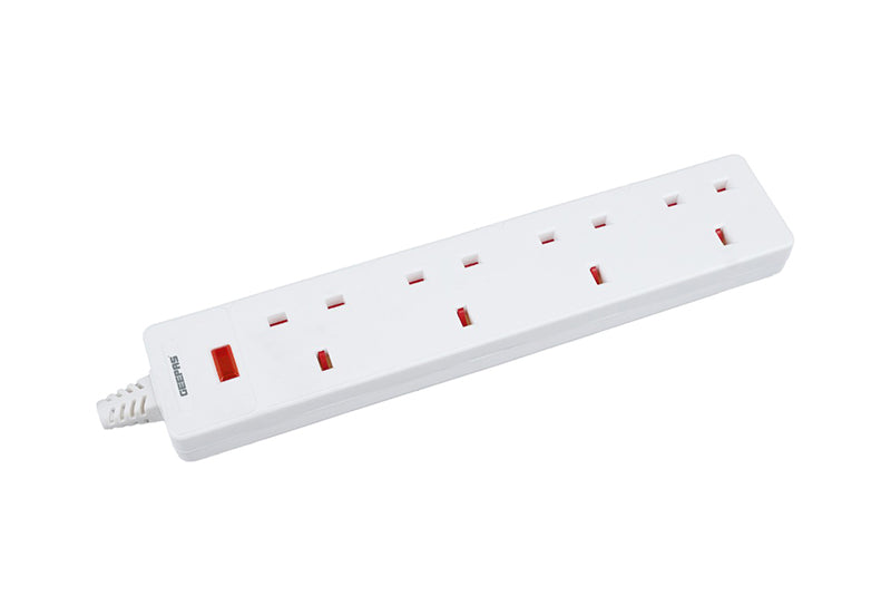 GEEPAS | 4 Way Extension Socket | GES58147