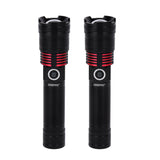 GEEPAS | Rechargeable LED Flashlight Portable Bright & Durable Lighting Device | GFL4667