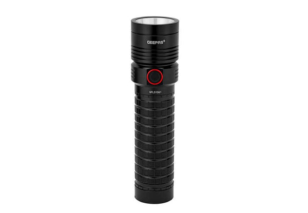 GEEPAS | Rechargeable LED Flashlight 50W 6500 8000K | GFL51061