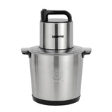 GEEPAS | 10Ltrs Multi Chopper 1500W Stainless Steel Coarse & Fine Mincing For Veg Fruits & Meat Black Silver | GMC42031