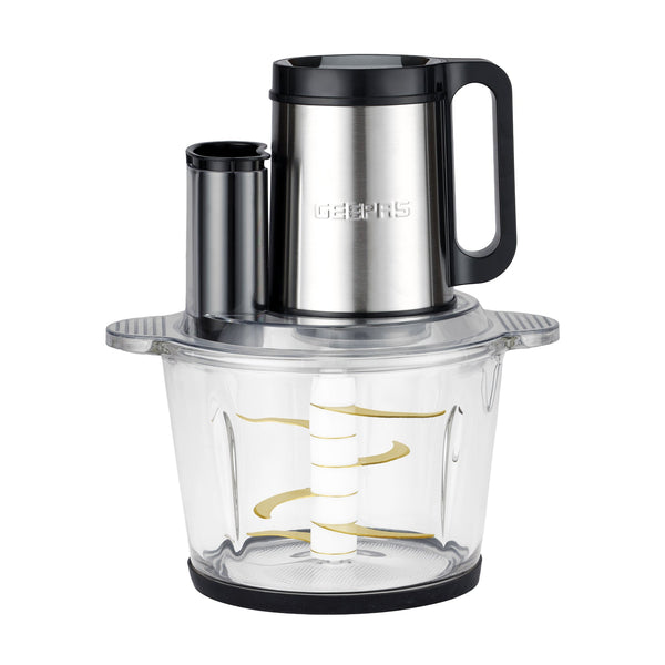 GEEPAS | Digital 5-in-1 Food Processor 500W 3L Glass Bowl | GMC42034
