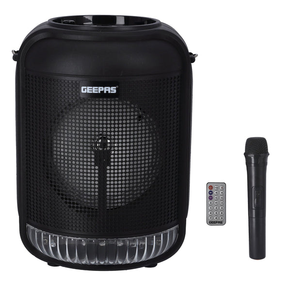 GEEPAS | Rechargeable Portable Speaker 25000W PMPO | GMS11186