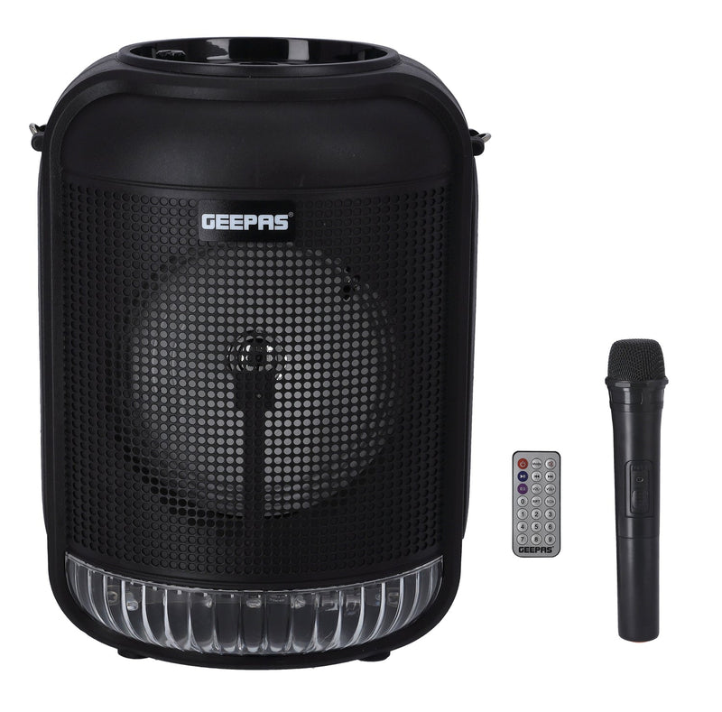 GEEPAS | Rechargeable Portable Speaker 25000W PMPO | GMS11186