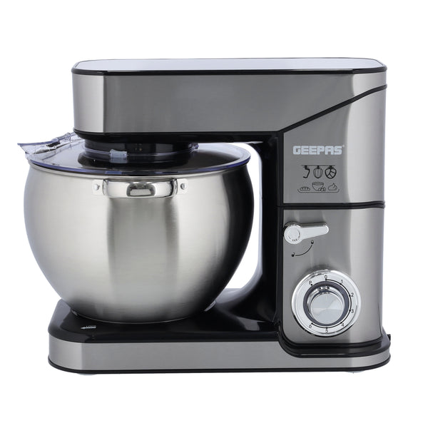 GEEPAS | Kitchen Machine with Whisk Beater & Dough Hook 10Ltrs | GSM43041