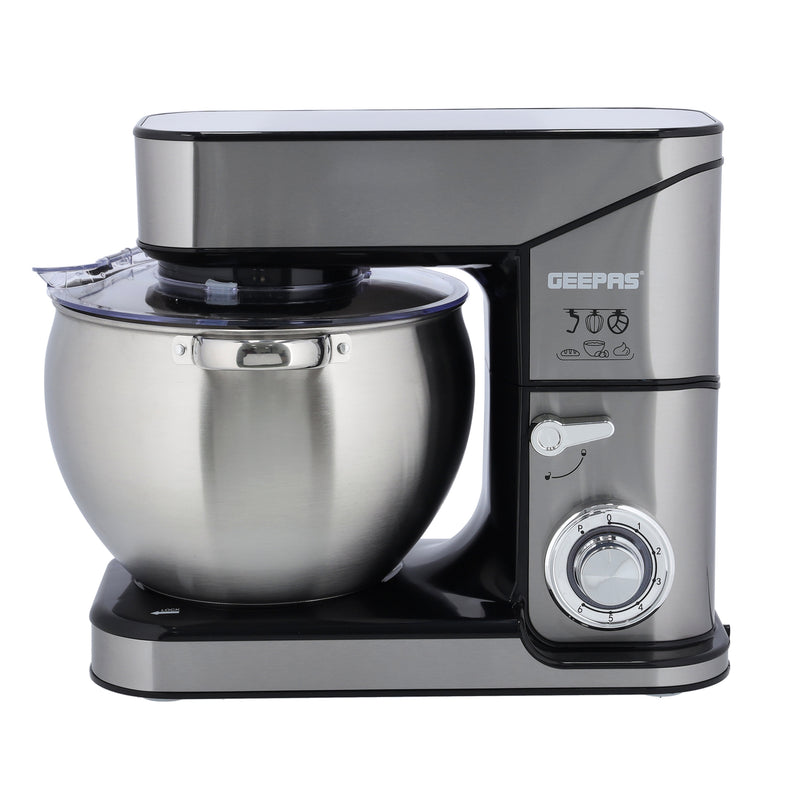 GEEPAS | Kitchen Machine with Whisk Beater & Dough Hook 10Ltrs | GSM43041