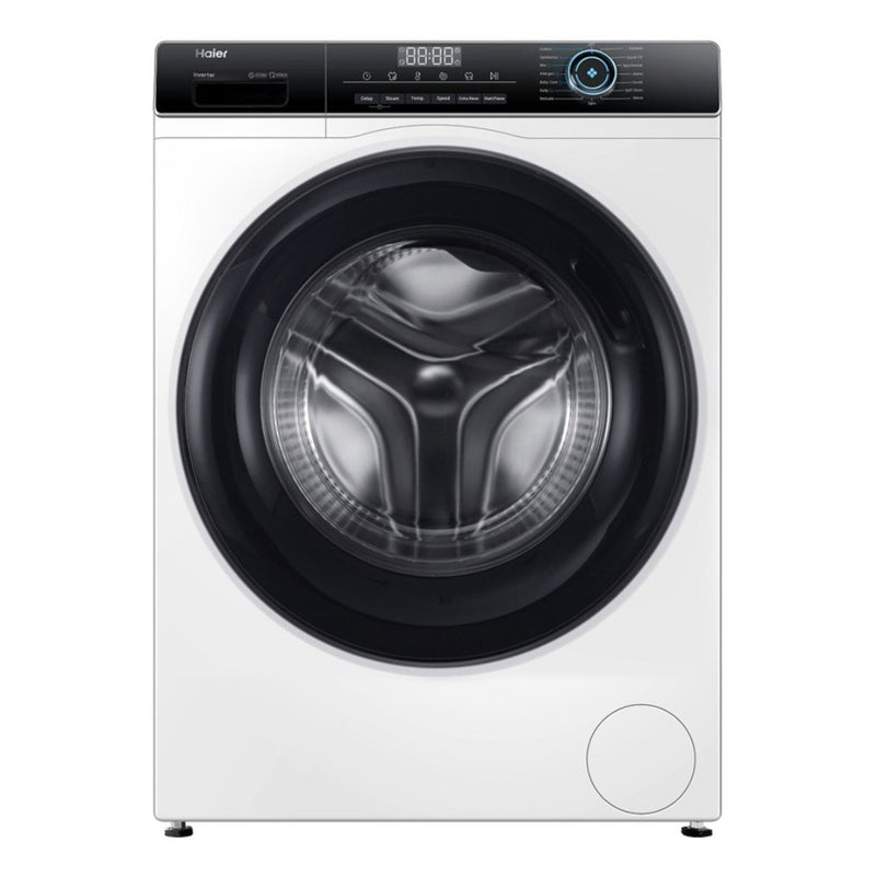 HAIER | 8kg Front Load Washing Machine Free Standing 525MM Super Drum Refresh Stainless Steel | HW80-BP12929
