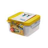 LOCK N LOCK | To-Go 3-Section Modern Airtight Lunch Box 1L Yellow | LCK103HHL00323