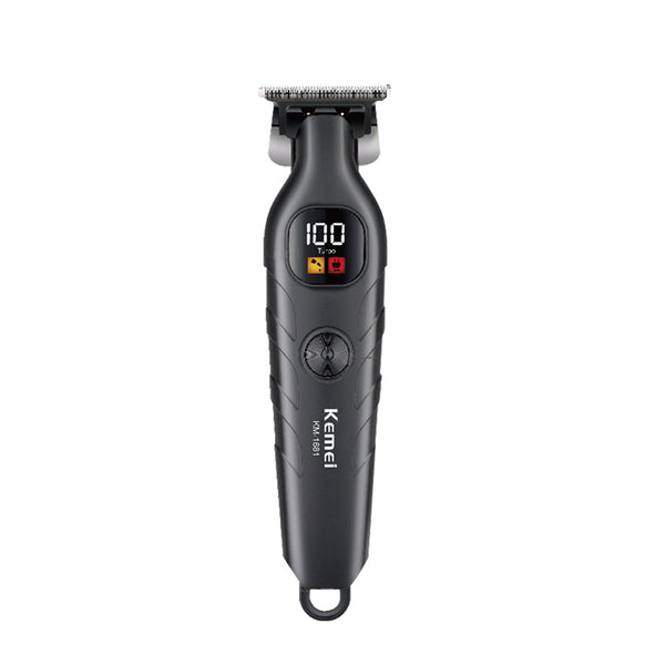 KEMEI | Slender Light Weight New Hair Clipper Carving Head Electrical Led Hair Trimmer 7000RPM | KM-1681