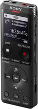 SONY | Digital Voice Recorder With High Sensitivity Memory 4GB 48 g Black | ICD-UX570F