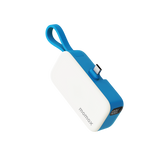 MOMAX | 1 Power Mini 5000mah 3 in 1 Power Bank With USB C Plug Blue | IP130B
