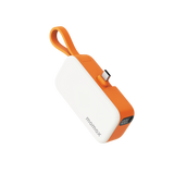 MOMAX | 1 Power Mini 5000mah 3 in 1 Power Bank With USB C Plug Orange | IP130M