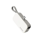 MOMAX | 1 Power Mini 5000mAh 3 in 1 Power bank With Lightning Plug White | IP130MFIW