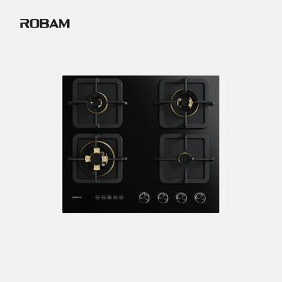 ROBAM | Built-in Hob 60CM, 4Gas Burner , Black | JZY-B420