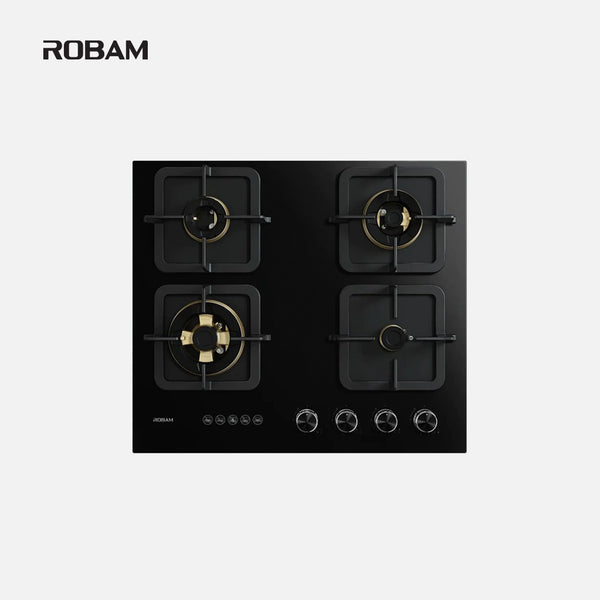 ROBAM | Built-in Hob 60CM, 4Gas Burner , Black | JZY-B420