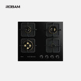 ROBAM | Built-in Hob 60CM, 4Gas Burner , Black | JZY-B420