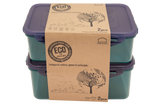 LOCK N LOCK | Eco Container Set 350Ml (Pack Of 2) & 470Ml | LCK103HHL00300